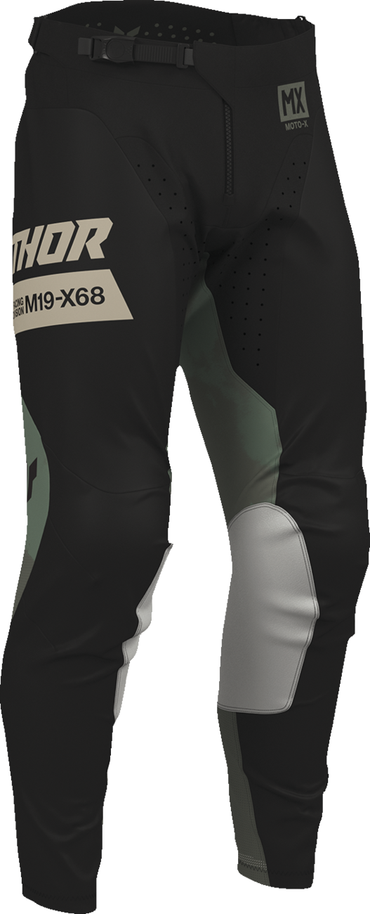 Thor Launchmode Bleach Pants - Black/Camo