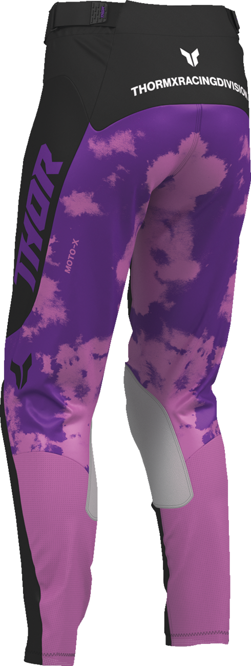 Thor Women's Launchmode Bleach Pants - Black/Orchid