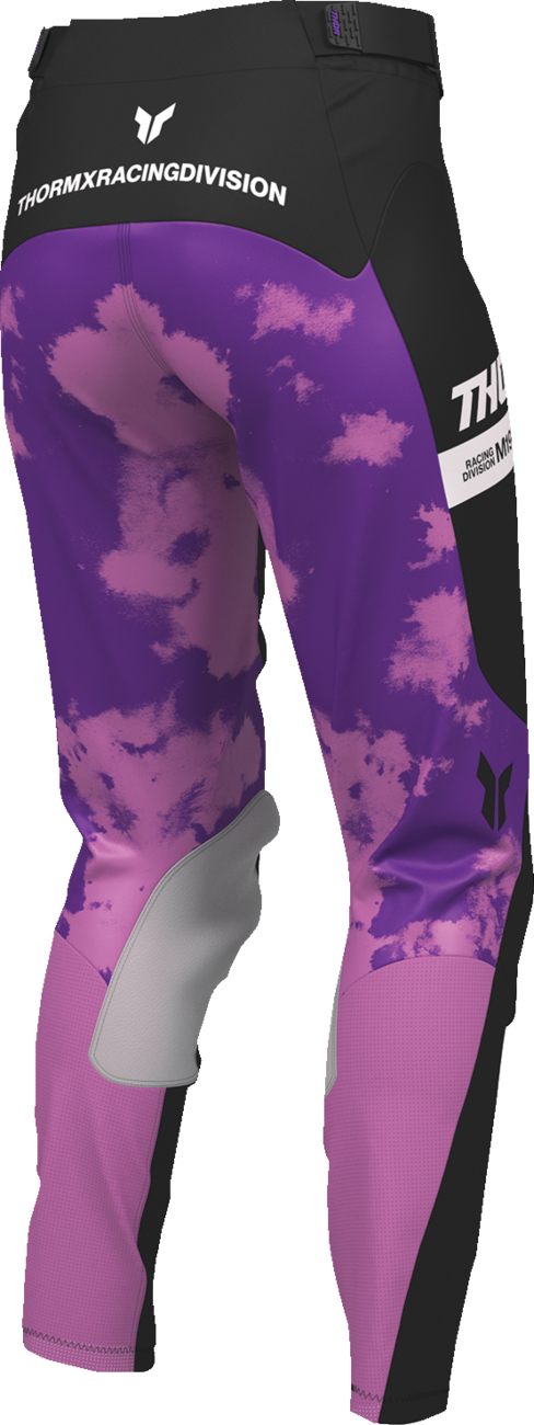 Thor Women's Launchmode Bleach Pants - Black/Orchid