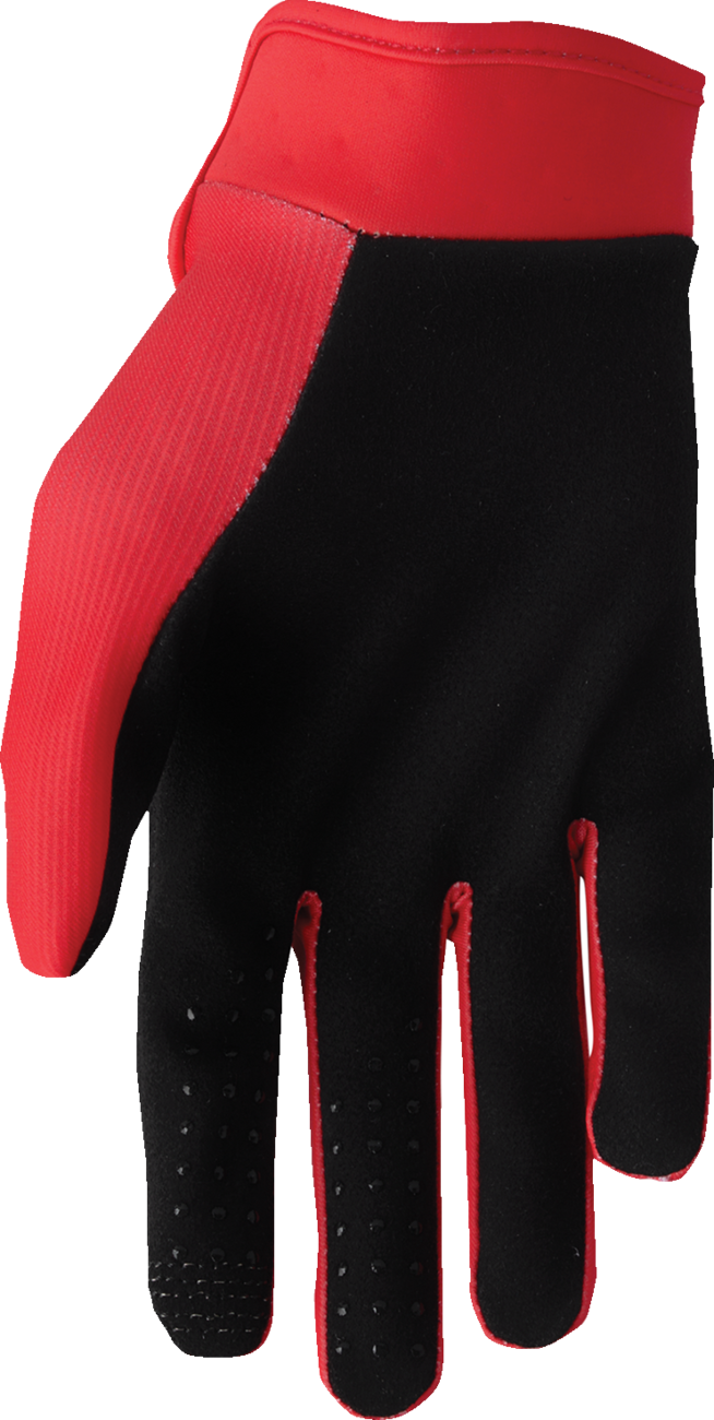 Thor Youth Launchmode Split Gloves - Red