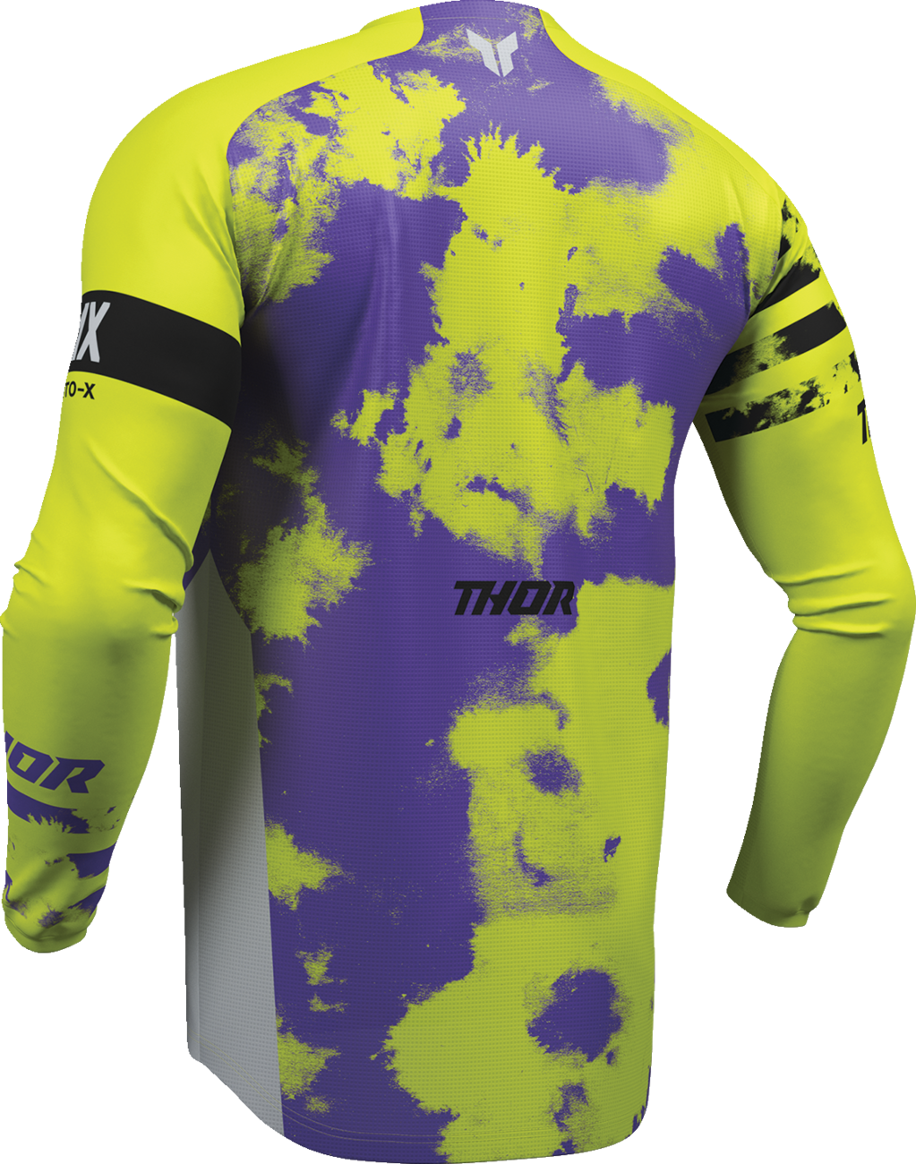 Thor Launchmode Bleach Jersey - Gray/Acid