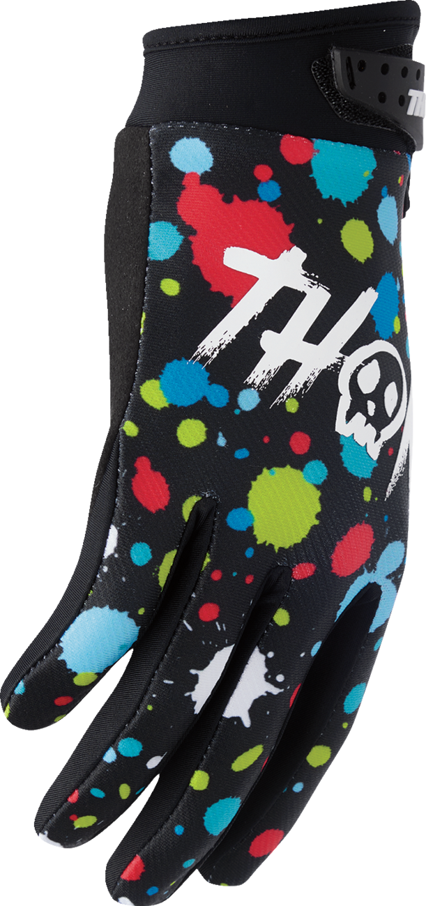 Thor Youth Launchmode Splat Gloves - Multi