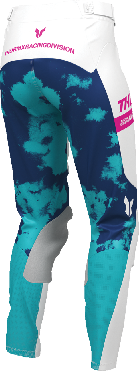 Thor Women's Launchmode Bleach Pants - White/Aqua