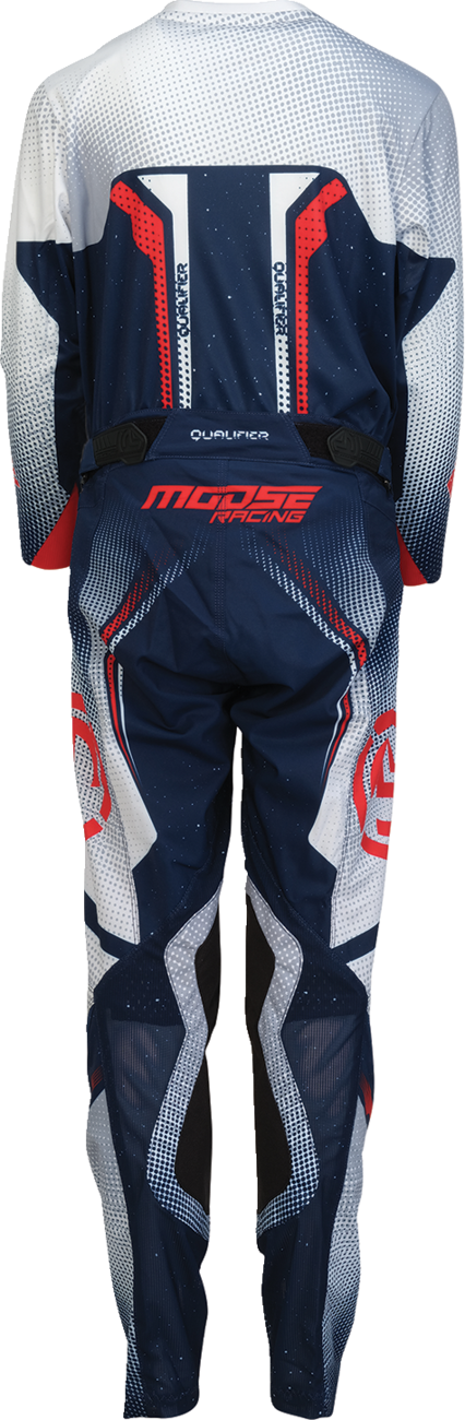 Moose Racing Youth Qualifier Pants - Red/White/Blue