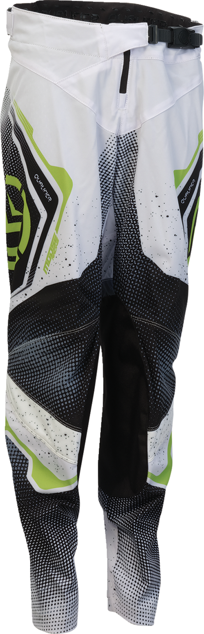 Moose Racing Youth Qualifier Pants - White/Black/Green