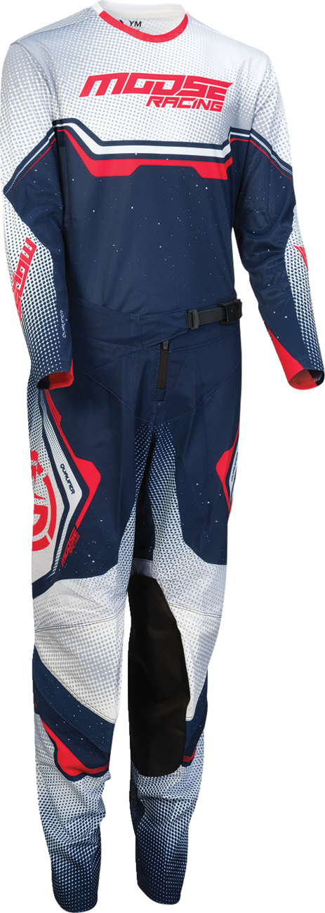 Moose Racing Youth Qualifier Jersey - Red/White/Blue