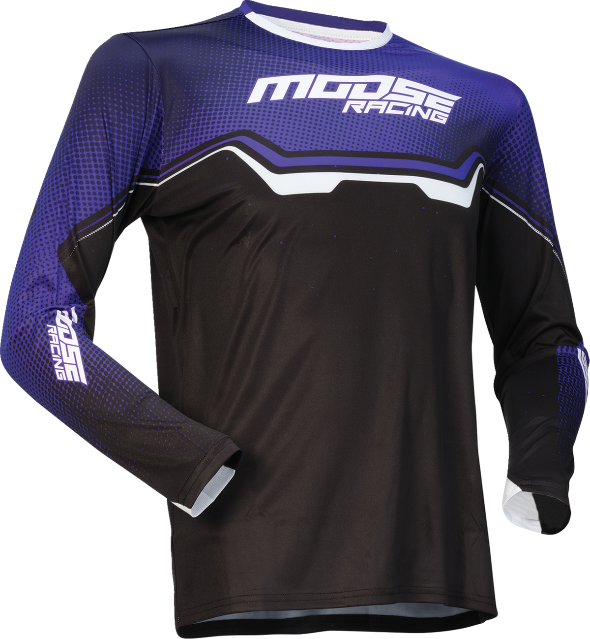 Moose Racing Youth Qualifier Jersey - Purple/Black/White