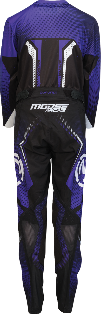 Moose Racing Youth Qualifier Jersey - Purple/Black/White