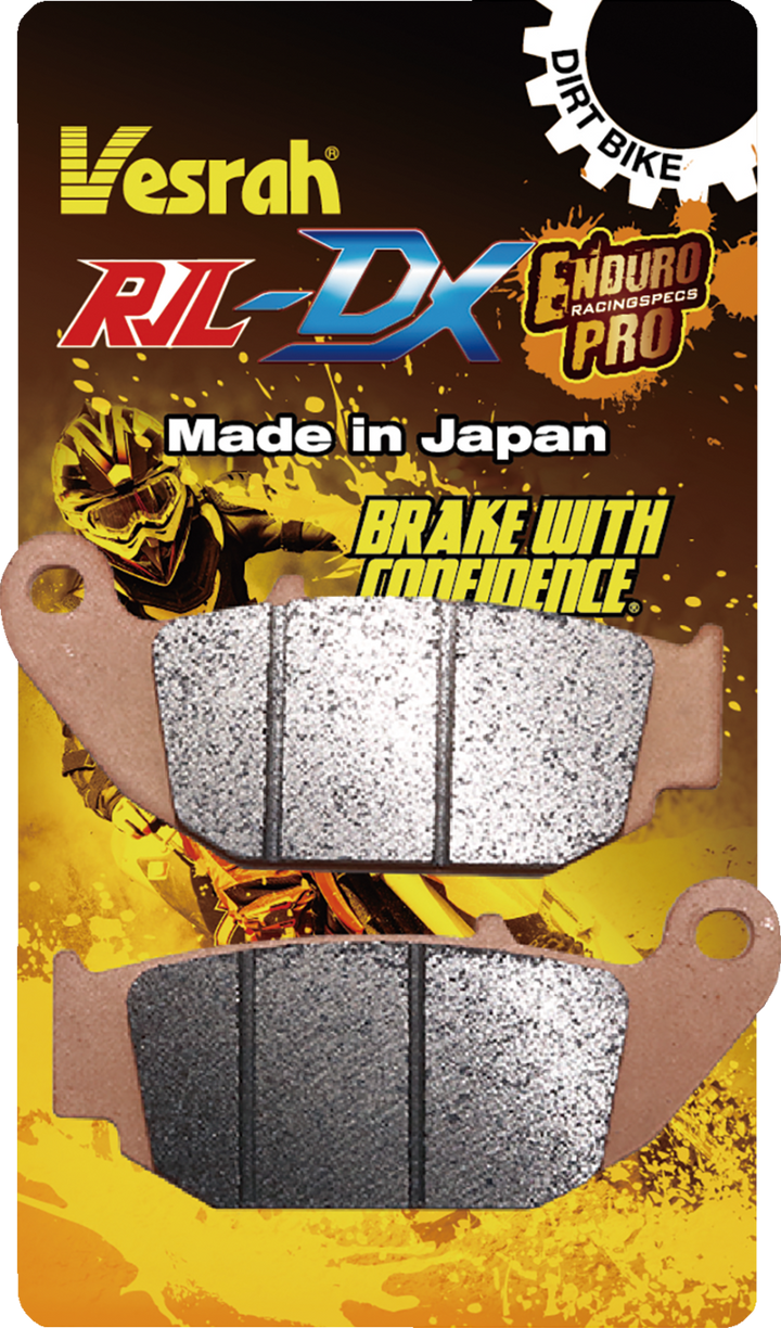VESRAH DX-182 Rear Sintered Brake Pads for Off-Road Motorcycles