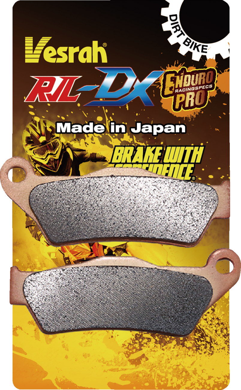 VESRAH DX-947 Sintered Brake Pads for Front or Rear Applications