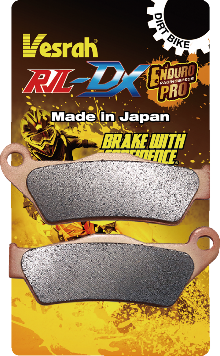 VESRAH DX-947 Sintered Brake Pads for Front or Rear Applications