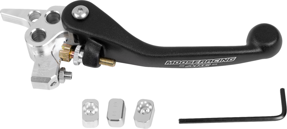 Moose Offroad ARC Power Brake Lever for Brembo Master Cylinders, Black, AC-MBR-214iM