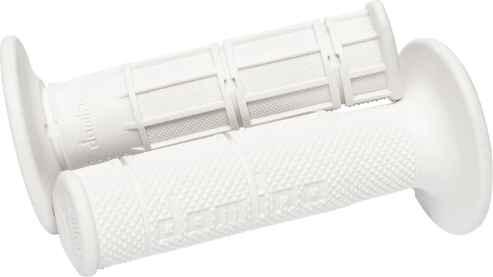 DOMINO Victor Waffle Half-Waffle Grips, White, Part Number 1150.82.46.06
