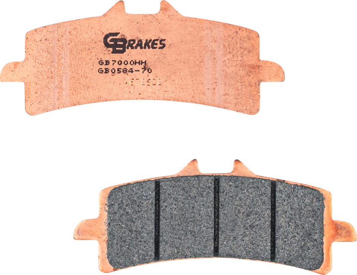 GBRAKES GB0584-70 Sintered Front Motorcycle Brake Pads