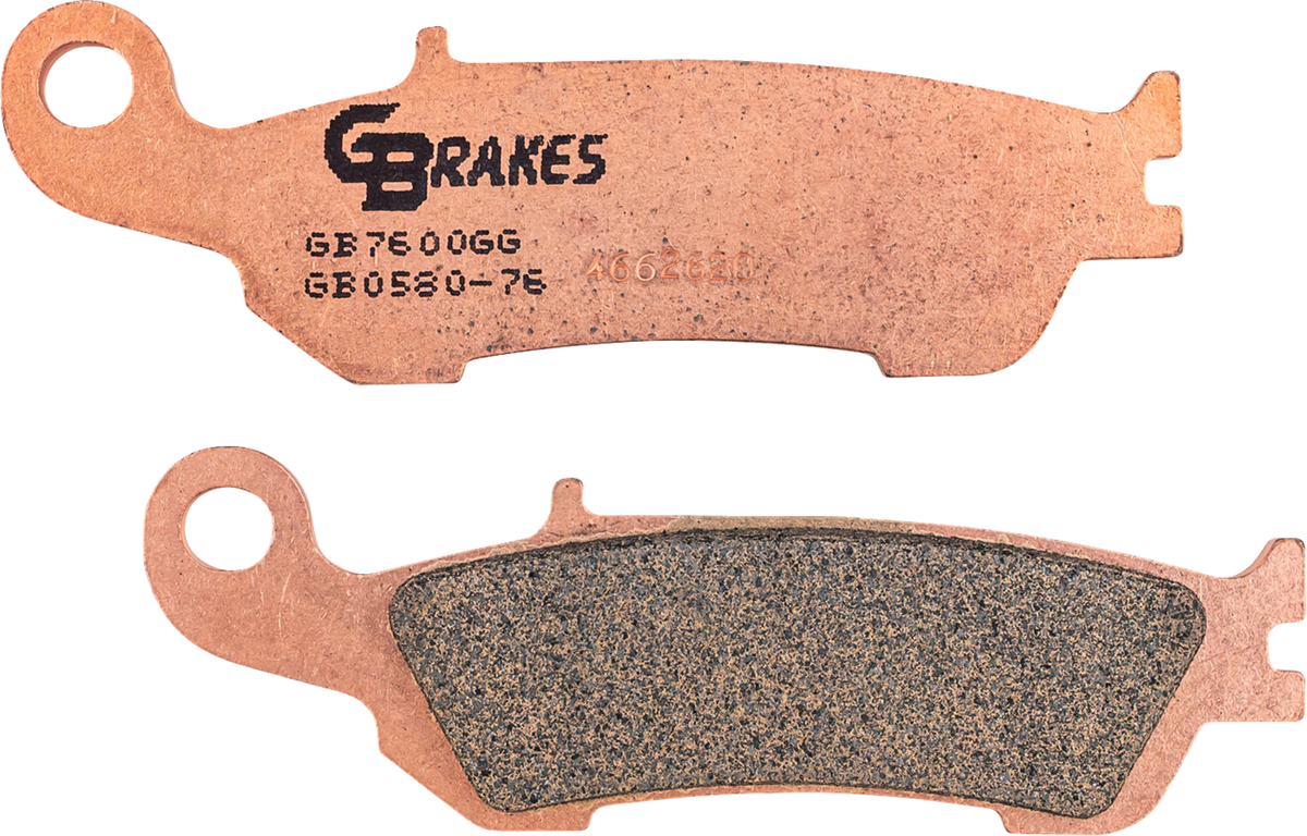 GBRAKES GB0580-76 Sintered Front Motorcycle Brake Pads