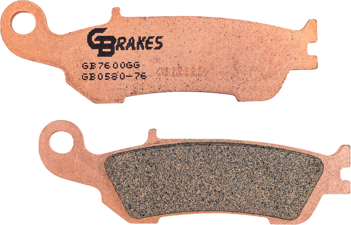 GBRAKES GB0580-76 Sintered Front Motorcycle Brake Pads
