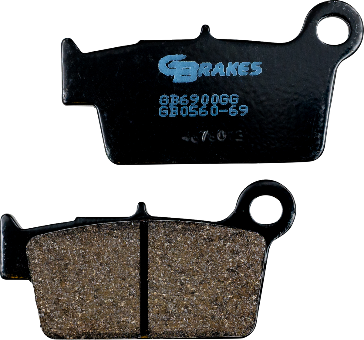GBRAKES GB0560-69 Rear Semi-Metallic Brake Pads for Street, V-Twin, and Light Off-Road Riding