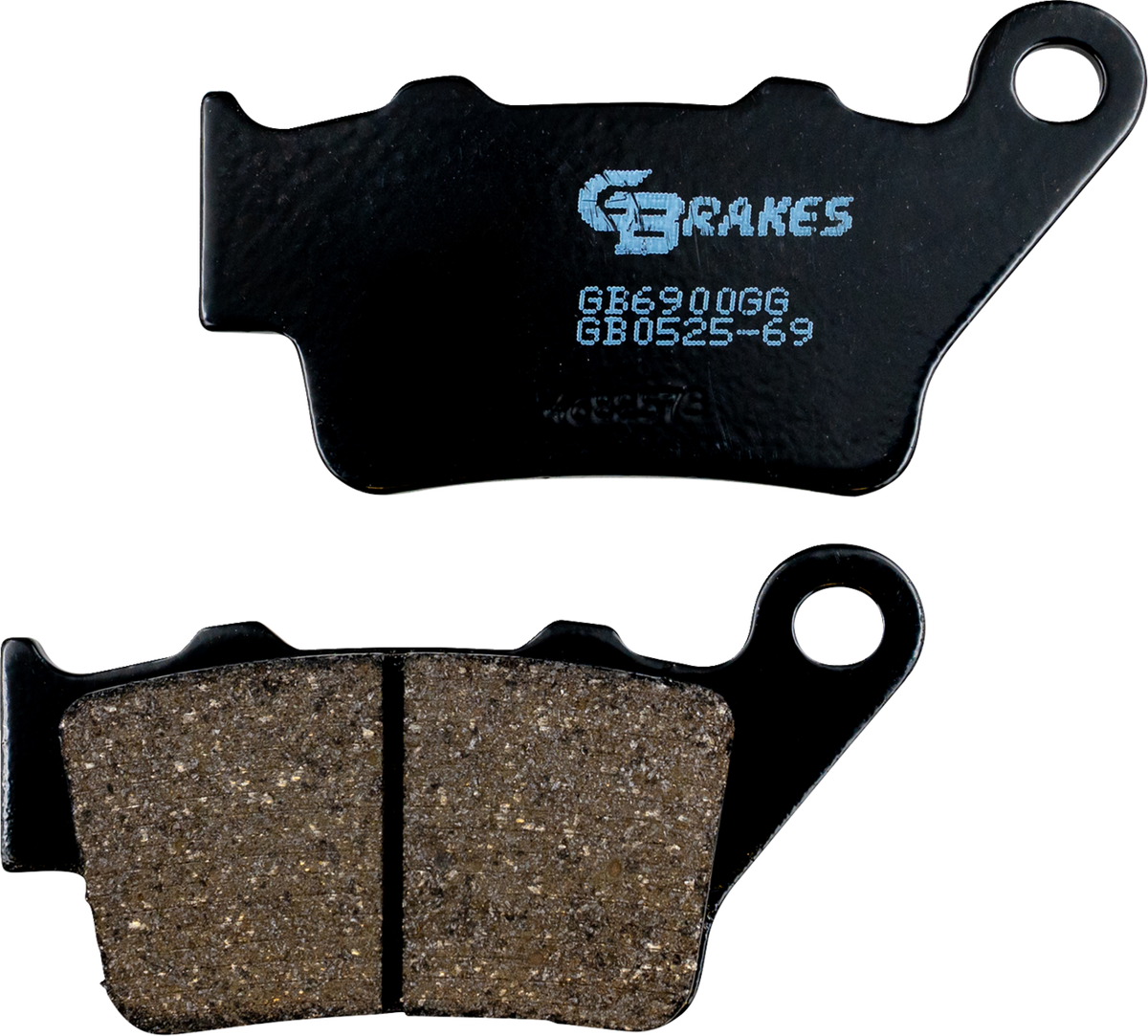 GBRAKES GB0525-69 Rear Semi-Metallic/Ceramic Brake Pads