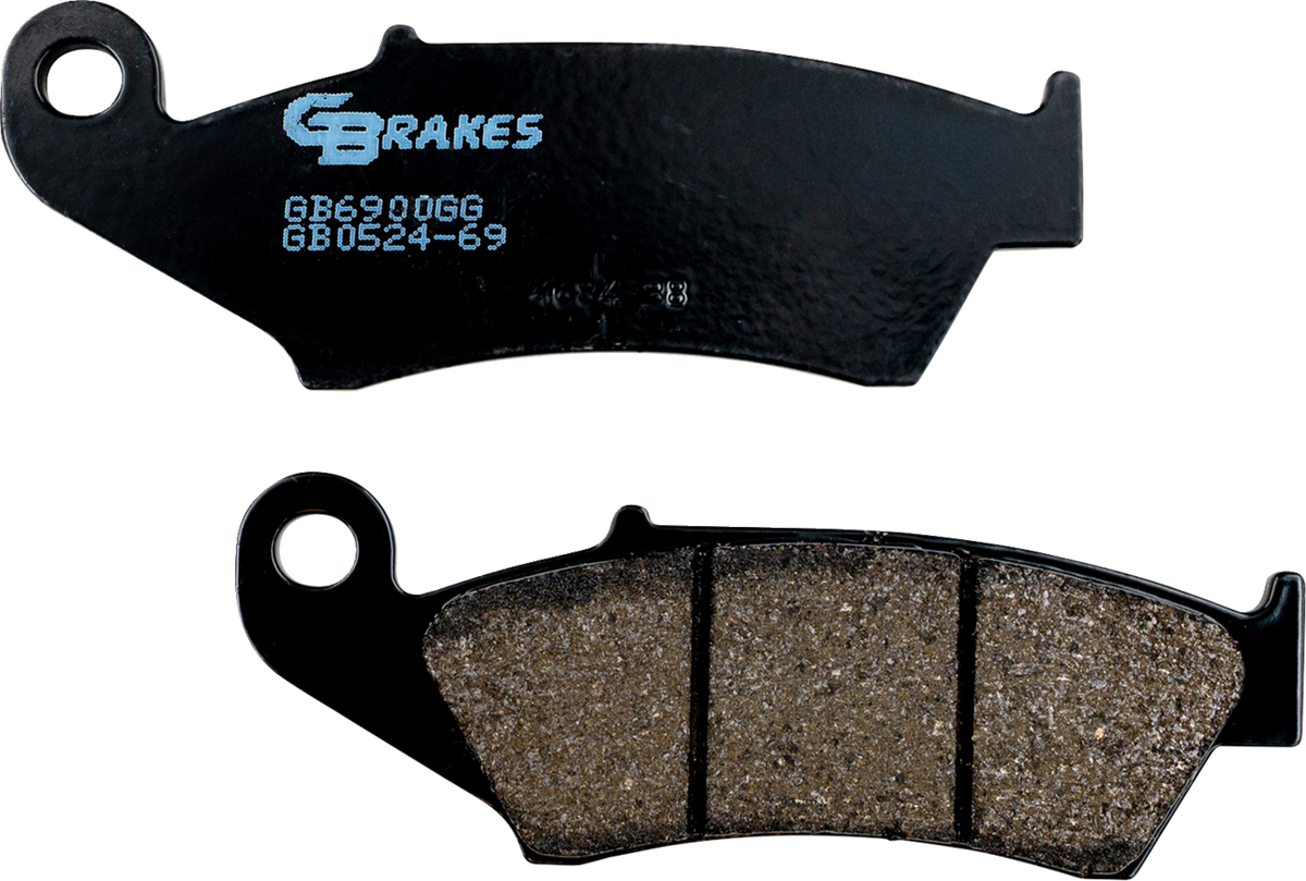 GBRAKES GB0524-69 Front Semi-Metallic/Ceramic Motorcycle Brake Pads