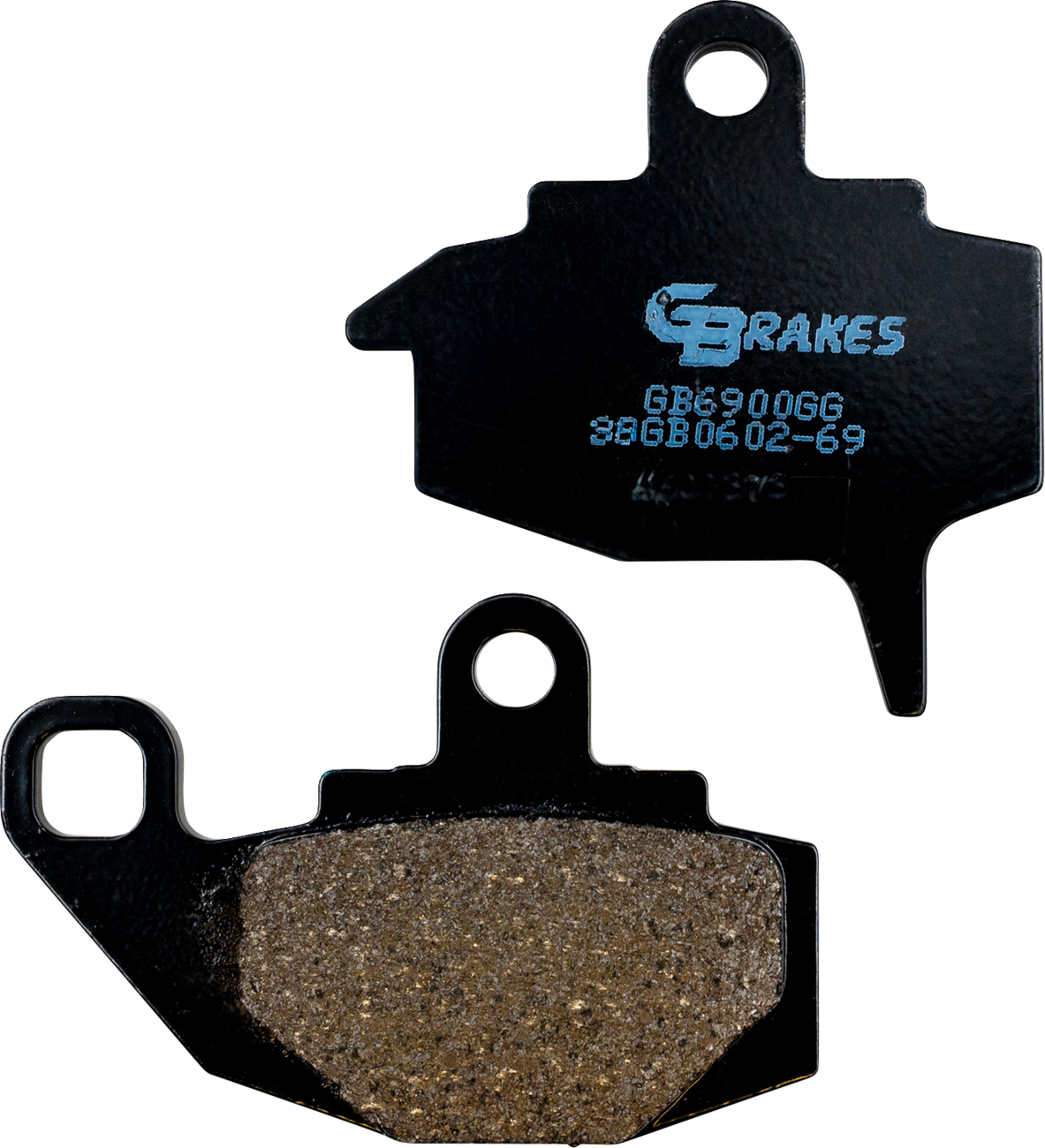 GBRAKES GB0602-69 Semi-Metallic/Ceramic Motorcycle Brake Pads, Front/Rear