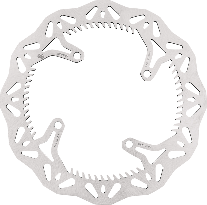 GBRAKES GBD9039X Wave Brake Rotor, 270 mm Front