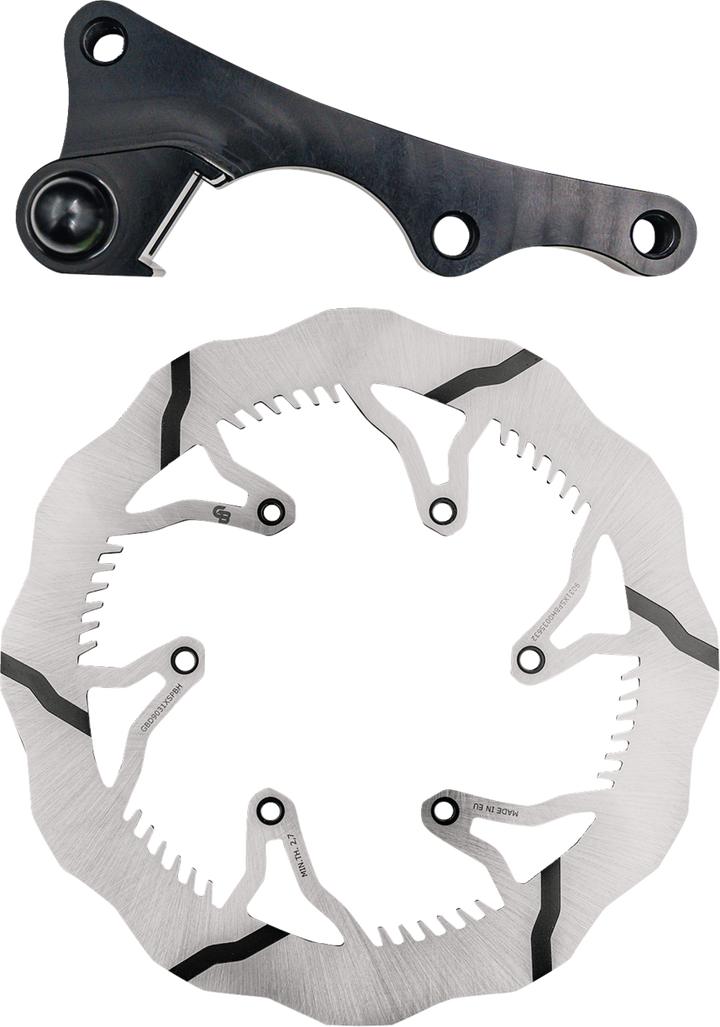 GBRAKES GBDOS225 Brake Rotor Kit with Caliper Relocation Bracket, Solid Mount, 280 mm