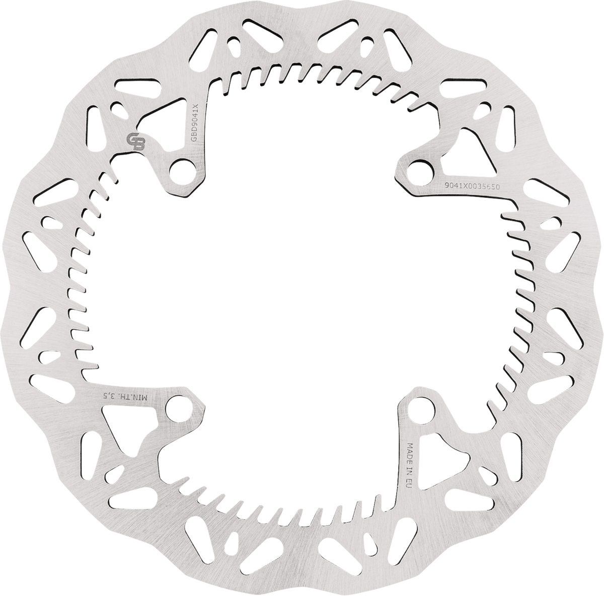 GBRAKES GBD9041X Wave Rear Brake Rotor for High-Performance Motorcycles