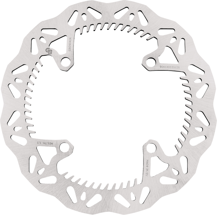 GBRAKES GBD9041X Wave Rear Brake Rotor for High-Performance Motorcycles