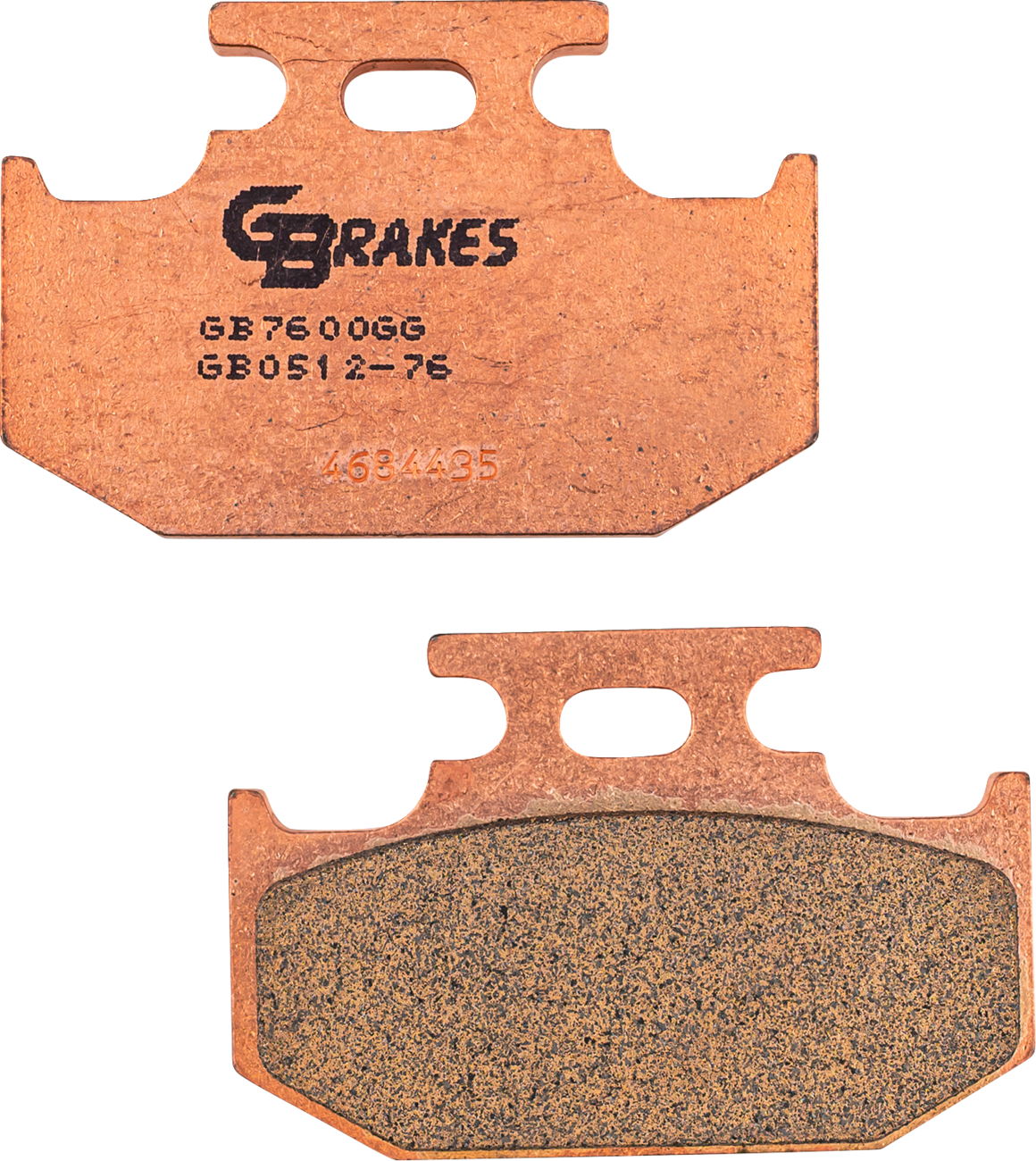 GBRAKES GB0512-76 Sintered Rear Motorcycle Brake Pads