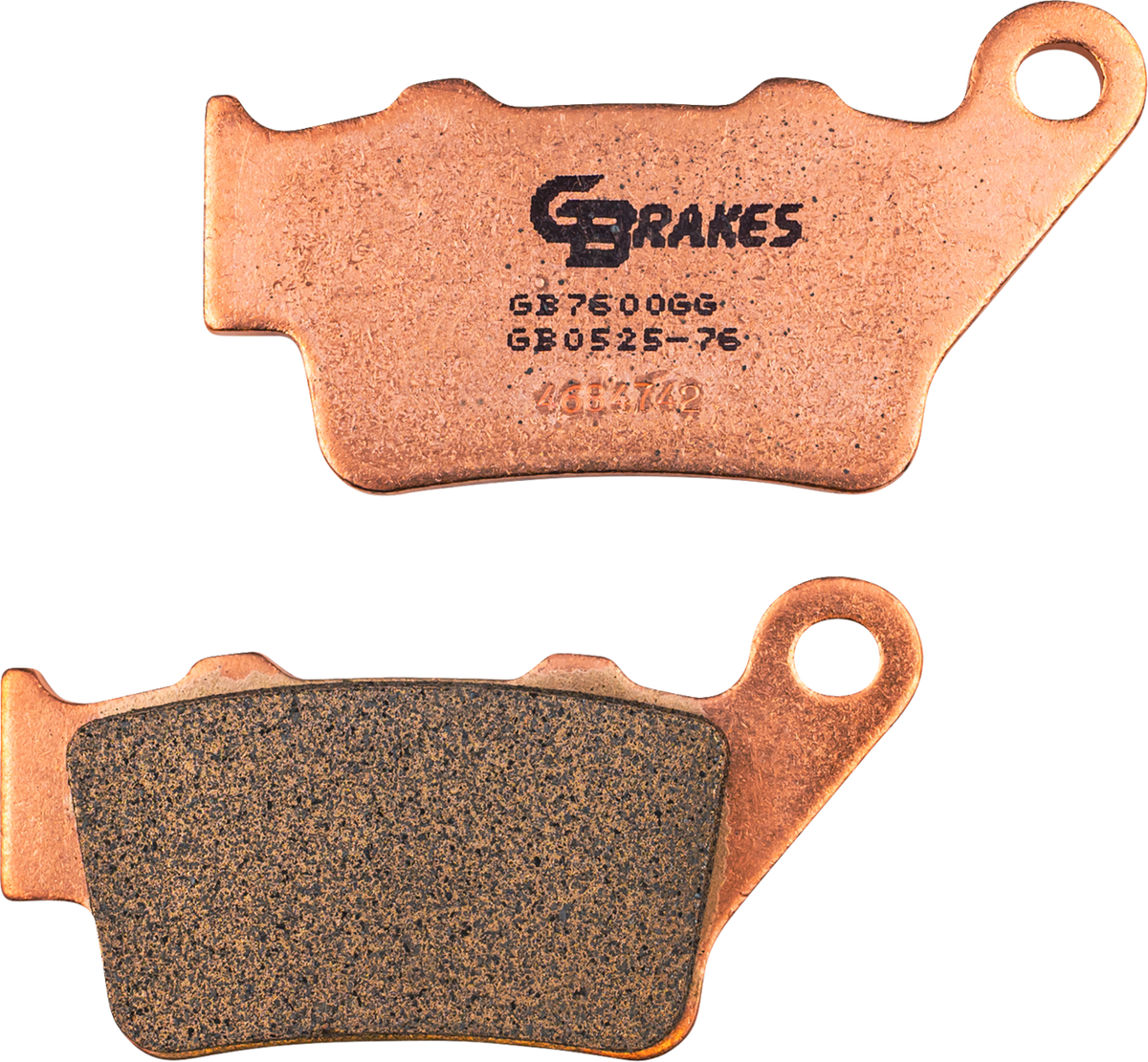 GBRAKES GB0525-76 Sintered Rear Motorcycle Brake Pads