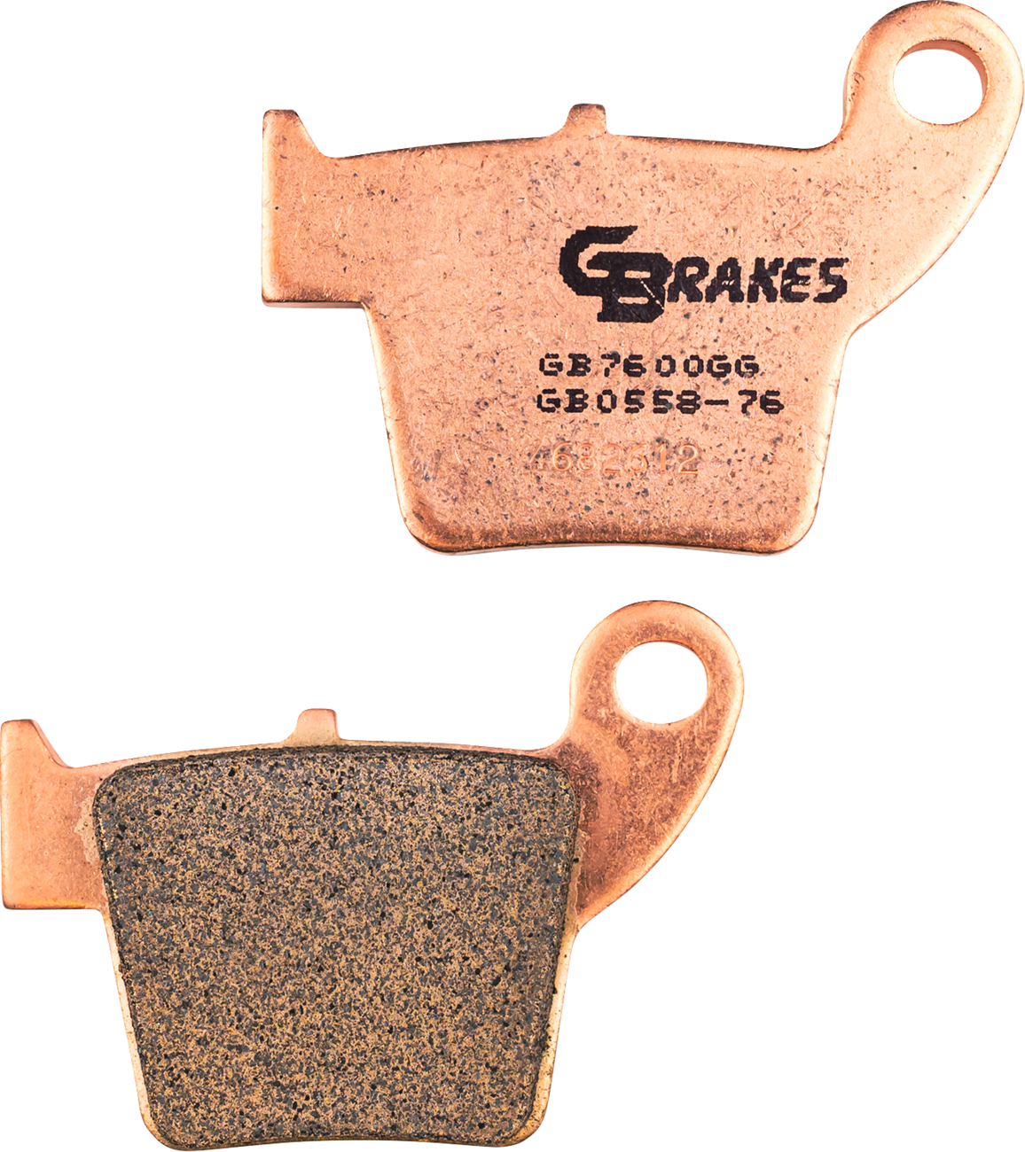 GBRAKES GB0558-76 Sintered Rear Motorcycle Brake Pads