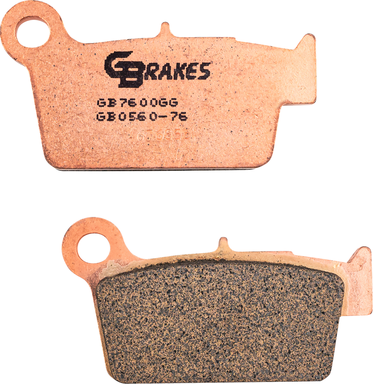 GBRAKES GB0560-76 Sintered Rear Motorcycle Brake Pads