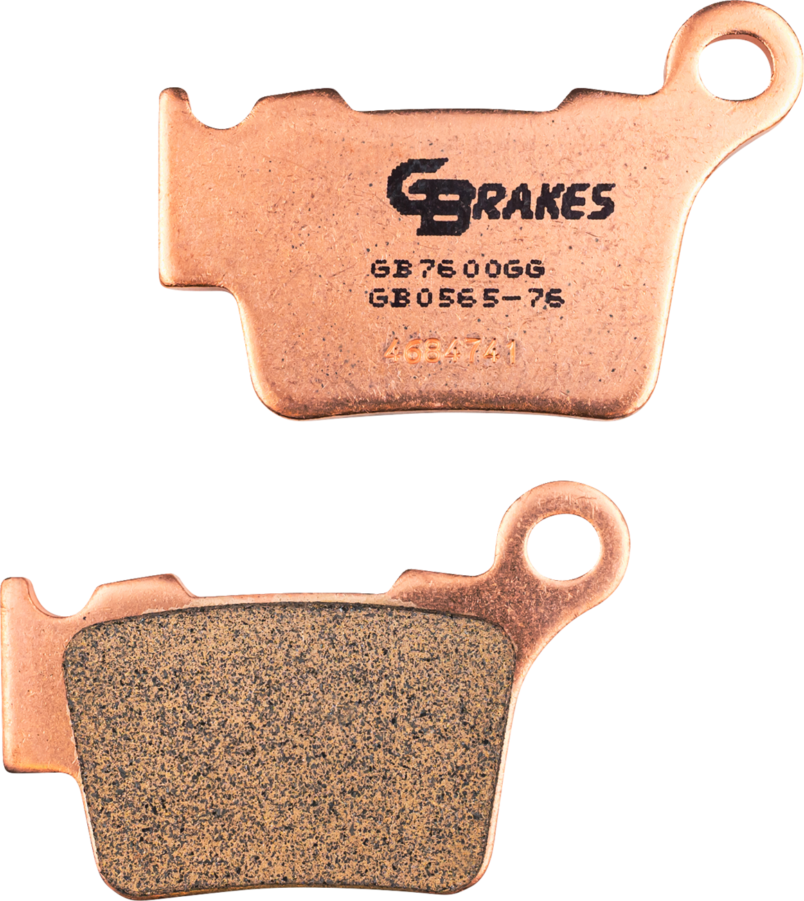 GBRAKES GB0565-76 Sintered Motorcycle Brake Pads for Front or Rear Applications
