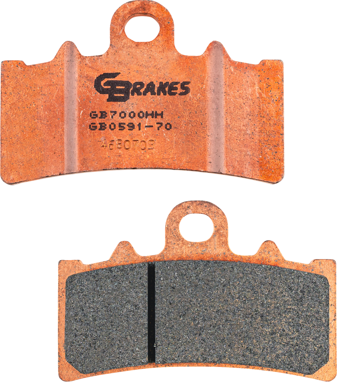 GBRAKES GB0591-70 Sintered Front Motorcycle Brake Pads
