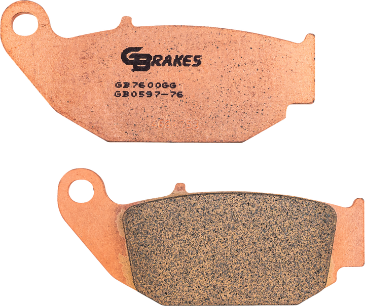 GBRAKES GB0597-76 Sintered Rear Motorcycle Brake Pads