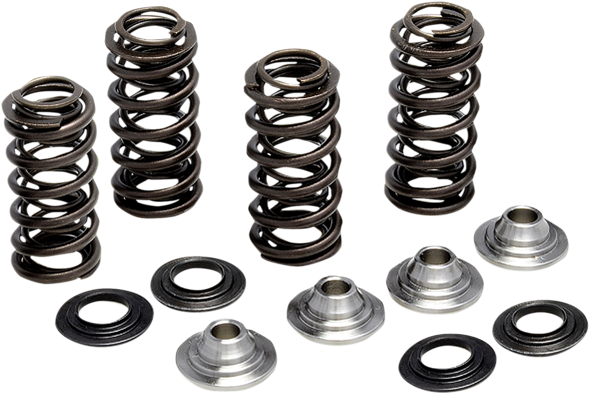 Kibblewhite Valve Spring Kit for Yamaha, 0.395 in Intake Lift and 0.370 in Exhaust Lift, Lightweight Racing, Part 80-81400