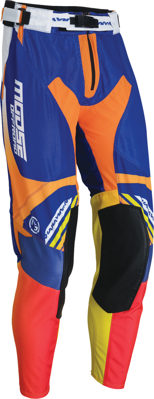 Moose Racing Sahara Pants - Blue/Orange