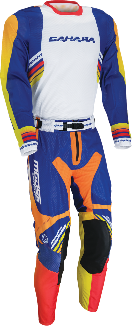 Moose Racing Sahara Pants - Blue/Orange
