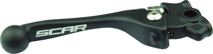 SCAR Racing OBL300 Forged OEM-Style Brake Lever for Kawasaki KXF, Black