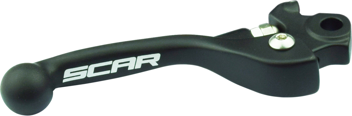 SCAR Racing OBL101 Forged OEM-Style Brake Lever for Yamaha and Kawasaki, Black