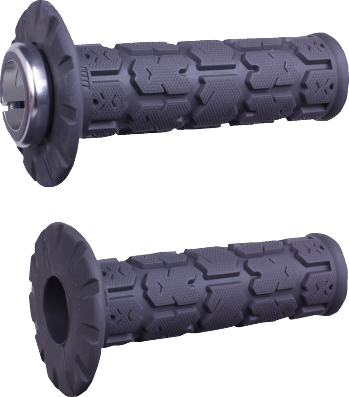 ODI Rogue Universal Lock-On Grips, Graphite/Silver – H23URGH
