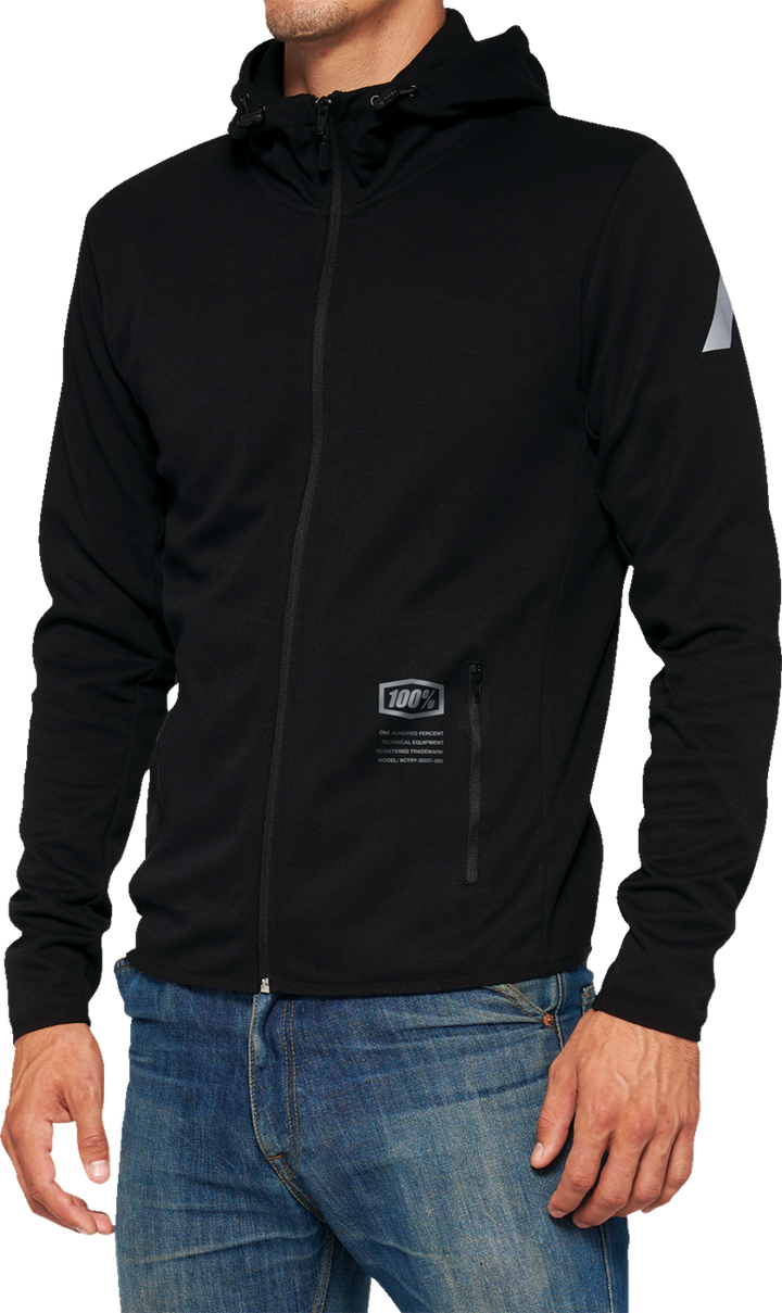 100% Viceroy Tech Zip Hoodie