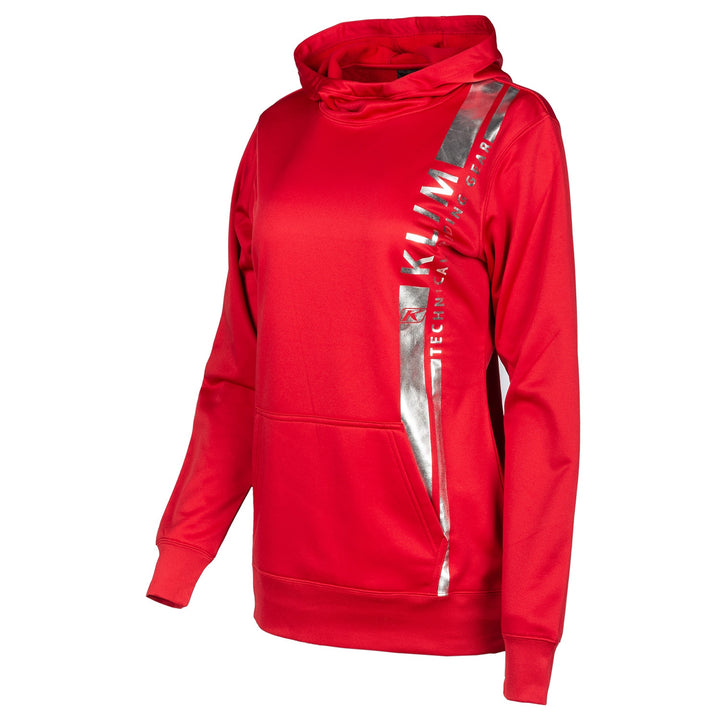Klim Women's Vista Hoodie - Chili Pepper - Metallic Silver