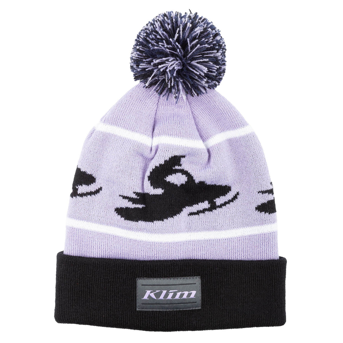 Bomber Beanie - Black - Wisteria