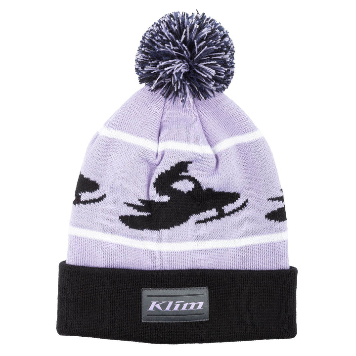 Bomber Beanie - Black - Wisteria