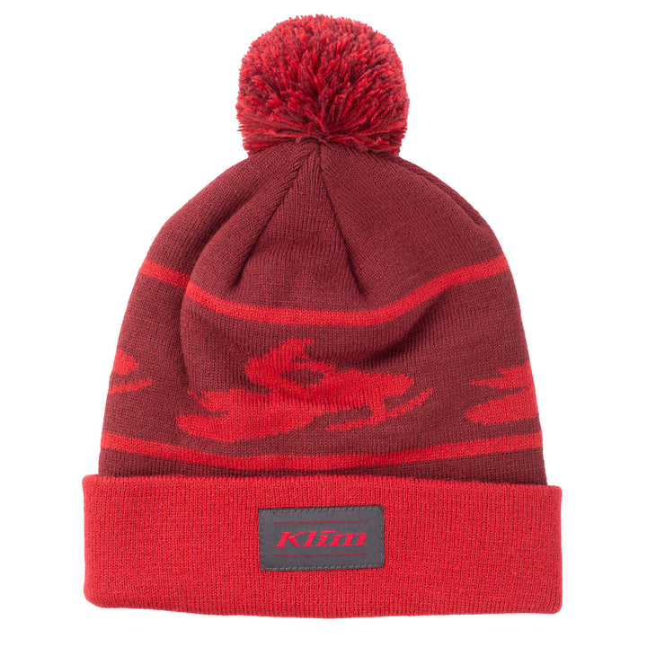 Bomber Beanie - Cabernet - Chili Pepper