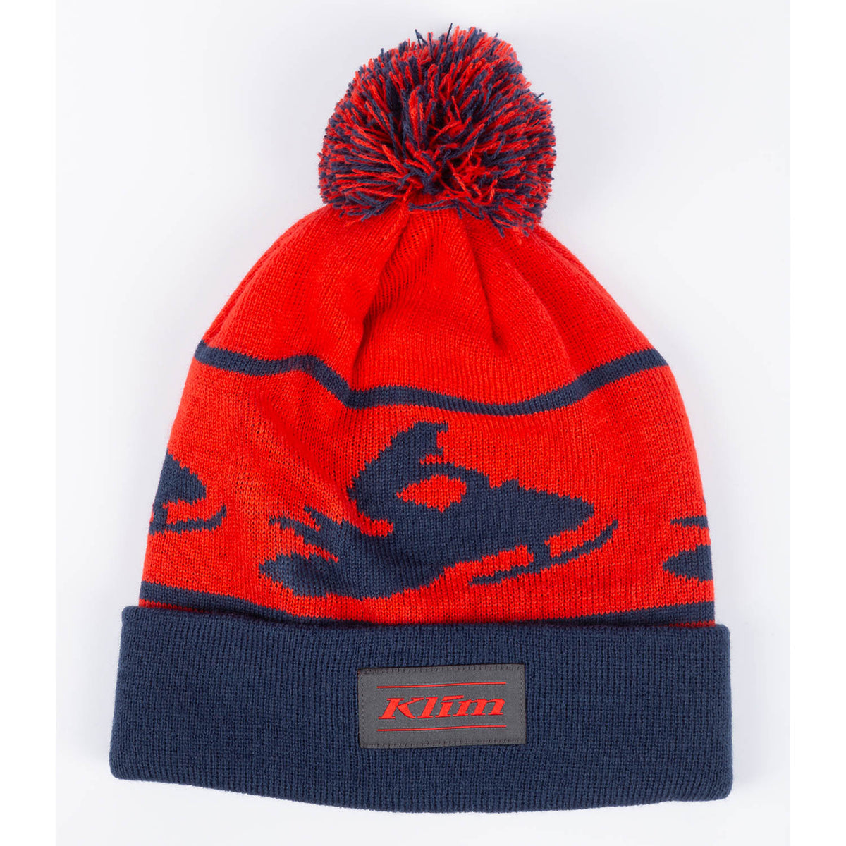 Bomber Beanie - Fiery Red - Dress Blues