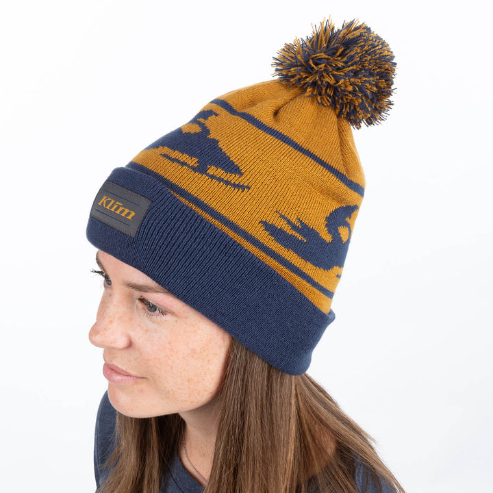 Bomber Beanie - Golden Brown - Dress Blues