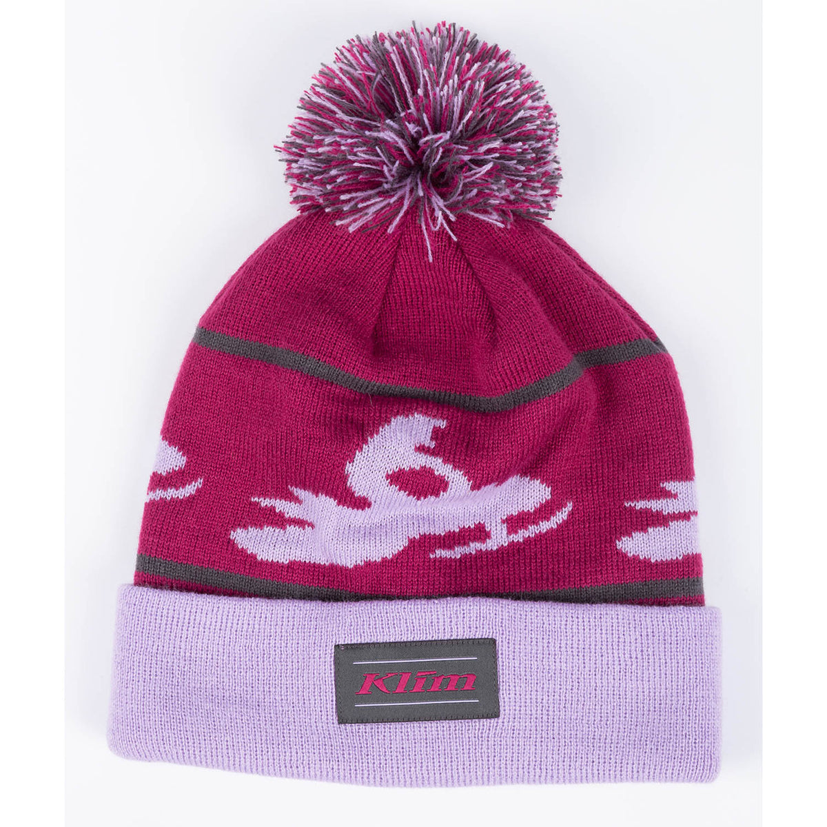 Bomber Beanie - Raspberry Radiance - Lavender Heist