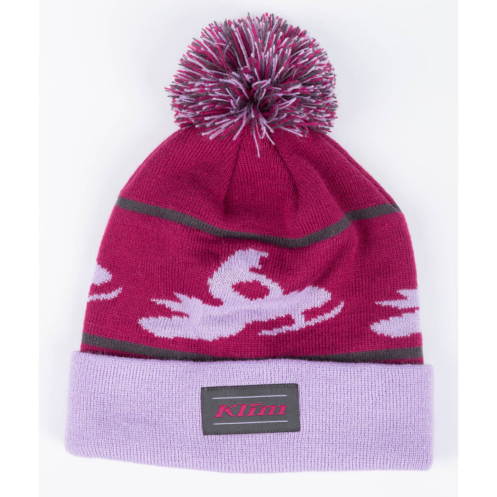 Bomber Beanie - Raspberry Radiance - Lavender Heist